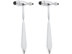 2 Martillos De Percusión Multifuncionales De Aleación De Zinc Para Reflexología Neurológica Y Masaje Diagnóstico.
