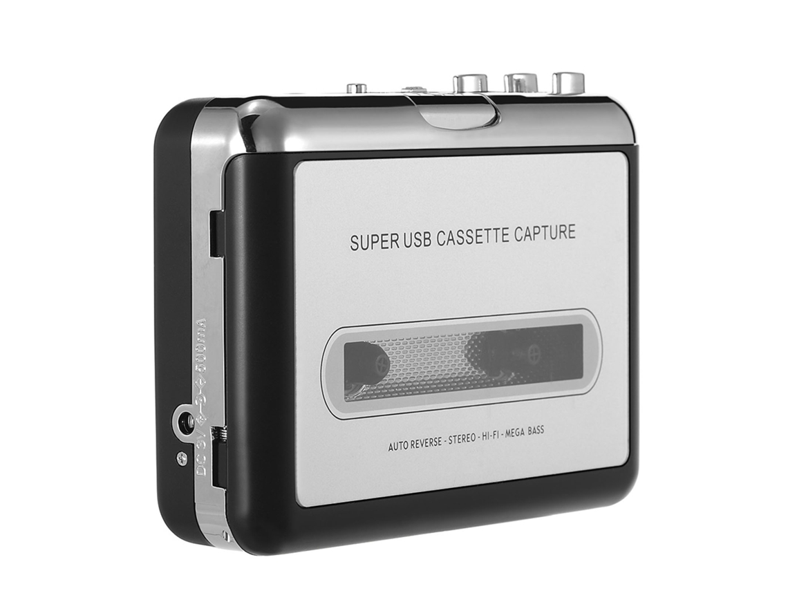 Convertidor Usb De Casete A Mp3 Con Alta Calidad De Sonido Y Auriculares Portátiles.
