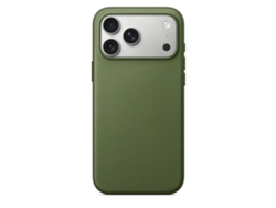 (apple 15 Pro Max Verde) Textura Tejida - Compatible Con Carga Magnética - Funda Blanda Con Bordes