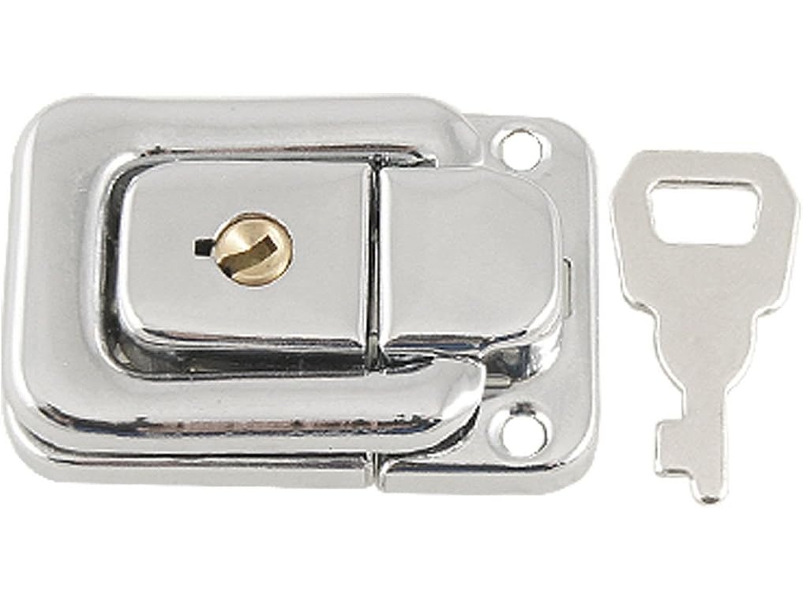 Cajón De Metal Color Plata - Rectangular Cerradura Básica Con Llave (5dec1d1cc9a6edb3cb21acd87e77...