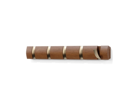 Percha UMBRA Flip (Marrón - 51x3x6 cm)