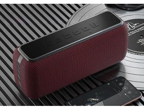 Altavoz SLOWMOOSE Boombox (Bluetooth - Rojo)