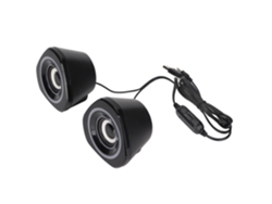 Altavoces para computadora, pequeños altavoces de escritorio con cable, Plug and Play, alimentación USB, con luz LED para Xbox PC Chennnls