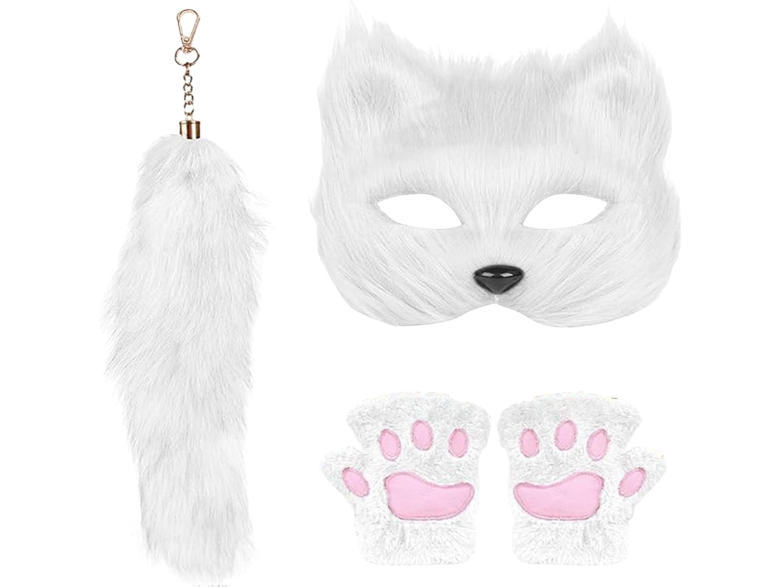 Disfraz de animal para RPG, accesorios de RPG, bonitos guantes decorativos con patas, M Vayotoy