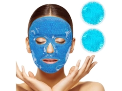 Kit De Mascarilla Facial Y Ocular De Gel Reutilizable Con Terapia De Frío/calor Para Ojos Hinchados, Dolores De Cabeza Y Alivio Del Dolor.