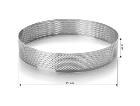 Molde perforado para tarta LACOR D,28x2 cm