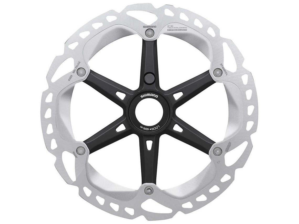 Disco de Freio Ice Tech Freeza Rt-Em810 Cl External Prateado 203 Mmshimano