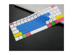 Protector De Teclado De Silicona Para Macbook Air 13 2018/2019 A1932, A Prueba De Polvo, Resistente Al Agua, Color Azul Caramelo.