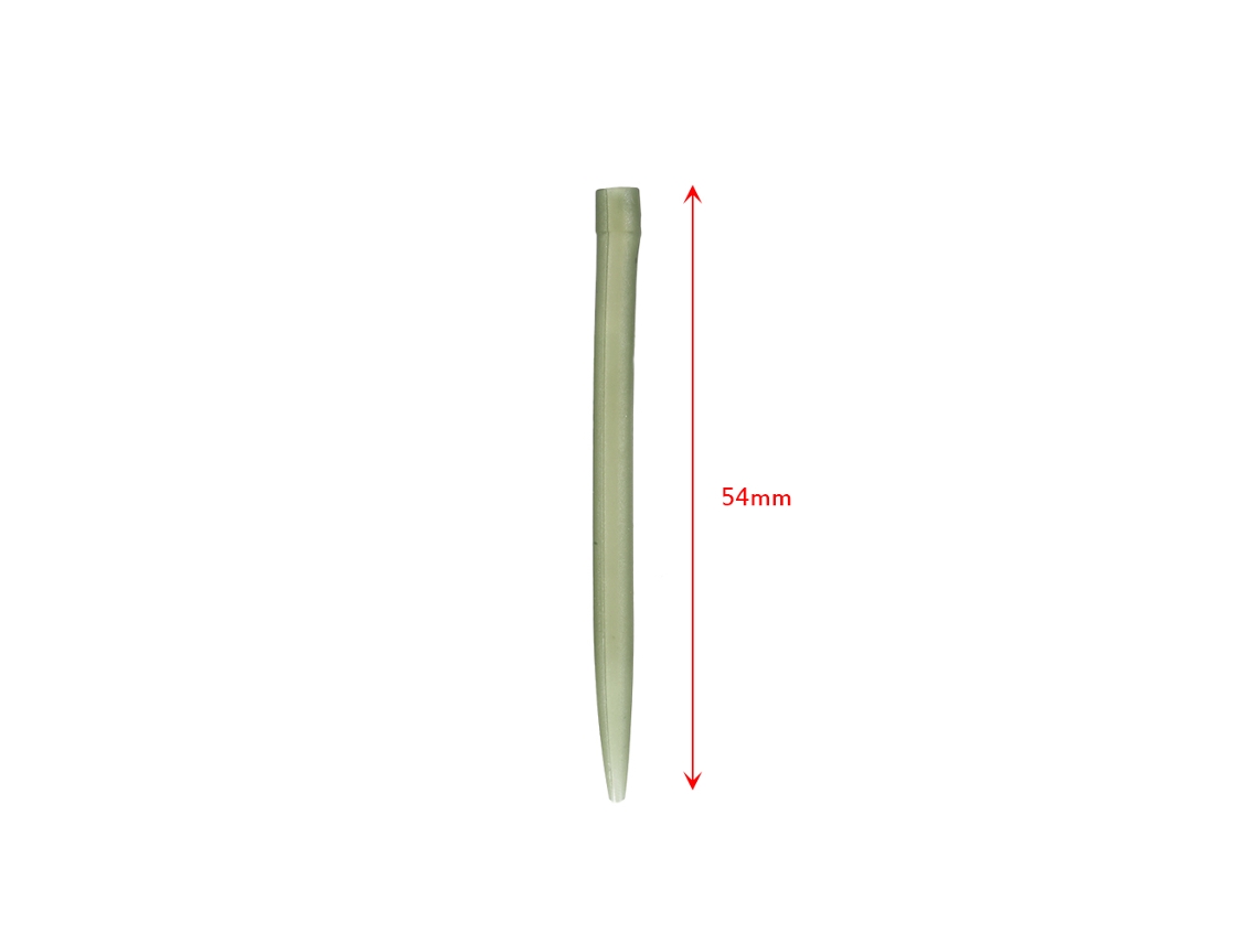 Taruor 50pcs Mangueiras De Borracha Anti-emaranhamento 54mm Para Isca De Pescaria Acessórios De Pesca
