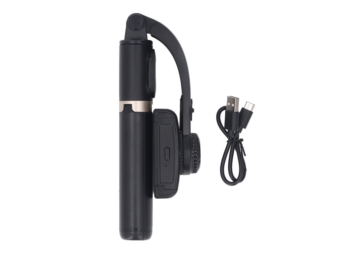 Estabilizador De Teléfono Inteligente Con Equilibrio Automático, Rotación De 360 Grados, Trípode Extensible De 1 Eje Con Control Remoto Inalámbrico P