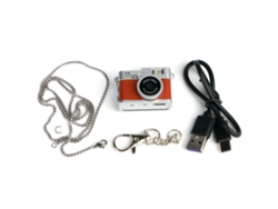 Minicámara Retro (brown-64g) Con Pantalla Para Interiores, Hogar Y Exteriores, 1080p, Deportiva Y Portátil