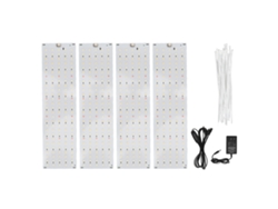 Lámpara Led De 35 W Para Cultivo De Plantas, Espectro Completo, Temporizador De 3, 9 O 12 Horas, Panel Ultrafino Para Montaje Bajo Armario, 100-240 V, Enchufe Estadounidense.