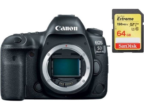 Kit Cámara Reflex CANON EOS 5D IV + SanDisk 64 GB (Full Frame)