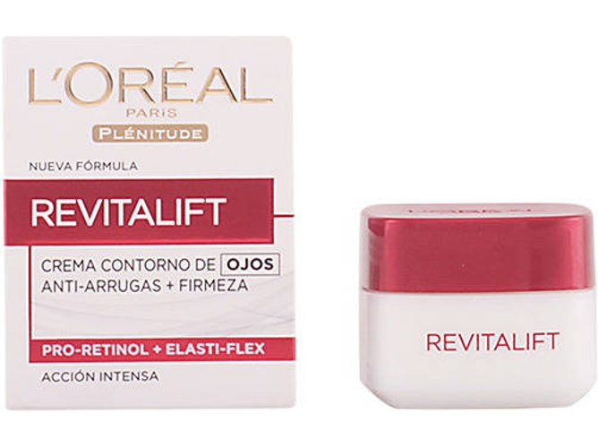 Contorno de Ojos L'ORÉAL Revitalift Eye Contour Crema (15 ml)