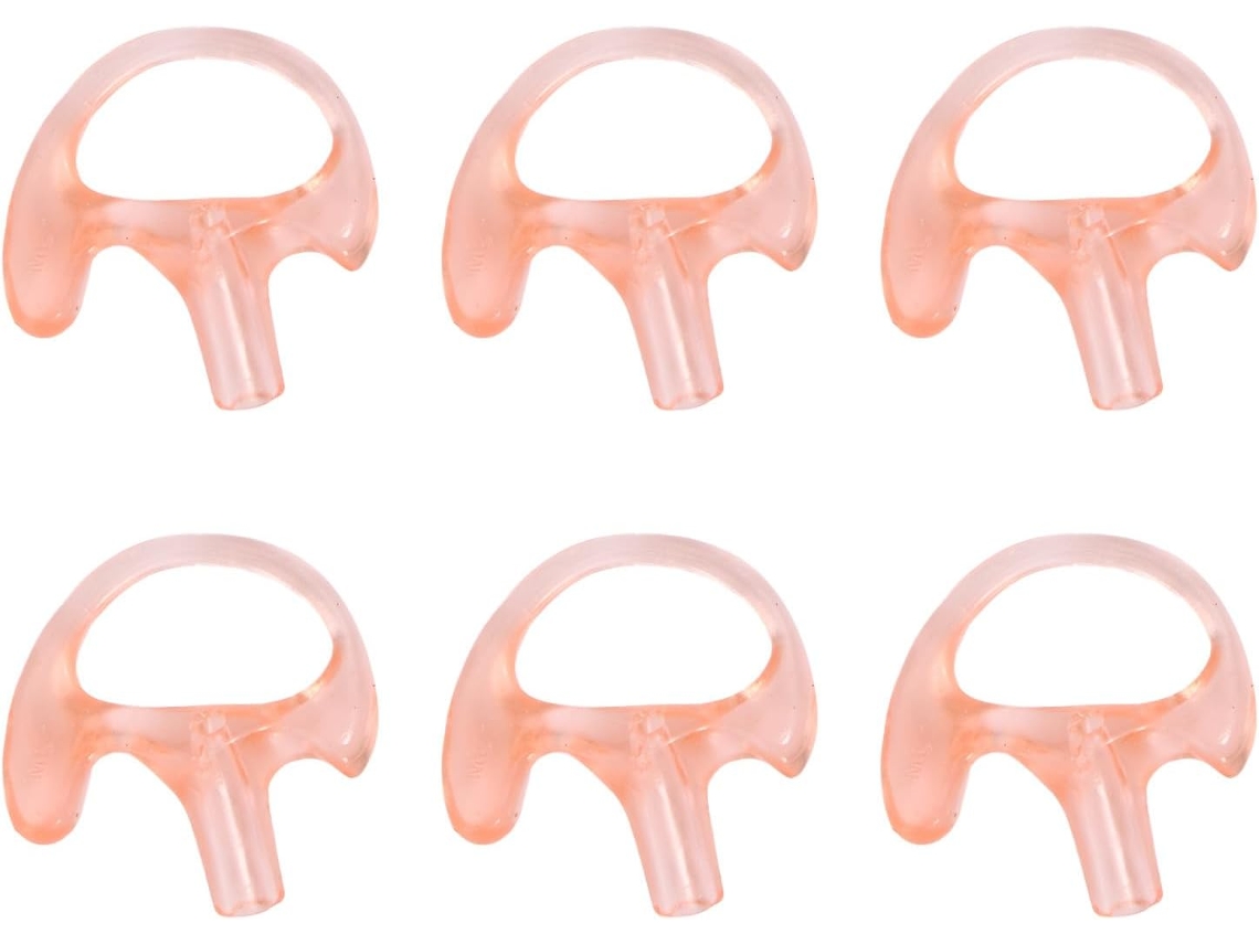 Auriculares Intrauditivos De Silicona De 6 Piezas Para Intercomunicador, Molde Para El Oído