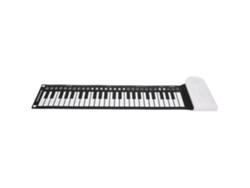Teclado De Piano Elétrico Dobrável E Portátil De 49 Teclas, Com Carregamento Usb, Um Presente Ideal Para Iniciantes*.