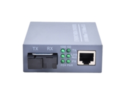 2026-as-2 Piezas Convertidor Ethernet de fibra óptica Gigabit Unicore RJ45 monomodo