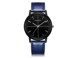 Reloj De Pulsera Para Hombre De Moda Gaiety Analógico De Cuarzo Para Negocios Azul Real
