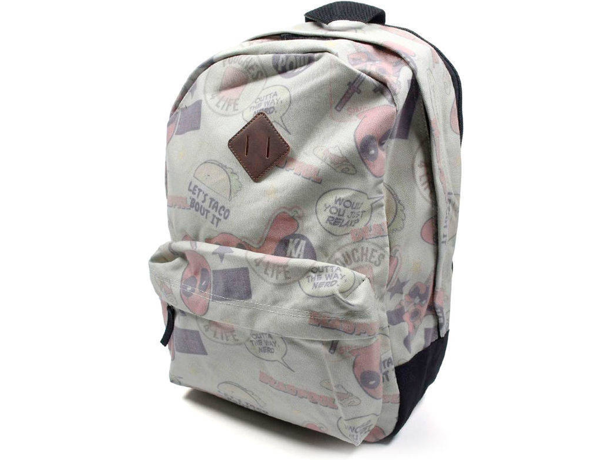Mochila BIOWORLD Deadpool Marvel Gris (45x33x20cm - Poliéster)