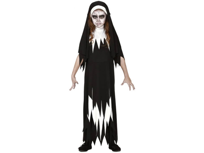 Disfraz de Niña DISFRAZZES Monja Zombie (Talla: 10 a 12 años)