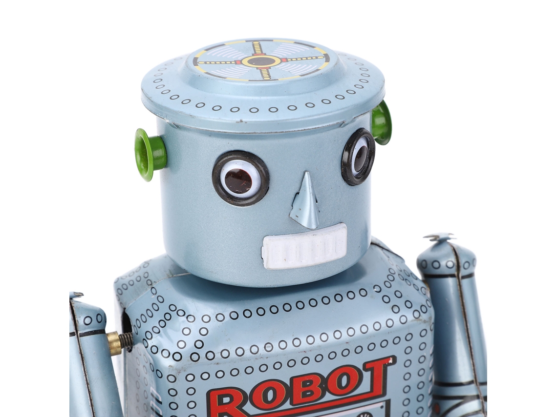 Figura De Robot De Carga Mecánico De Hierro Antiguo, Juguete Decorativo Antiguo Para Cafetería, Bar O Restaurante.
