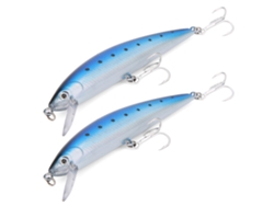 Señuelos Minnow Hundibles Con Placa De Lengüeta, Señuelo De Pesca De Abs De Simulación Realista N.° 1