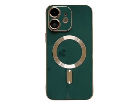 Lente para Telefono Mobile Phone Cases Magsafe Plating With para iPhone 12 Piel Sintética