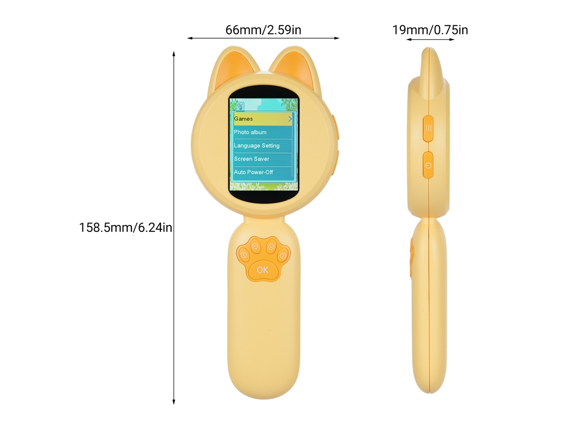 Lupa Electrónica Para Niños Con Pantalla Ips De 2 Pulgadas, 8 Luces Led, Aumento De 4x, Herramienta De Exploración Portátil.