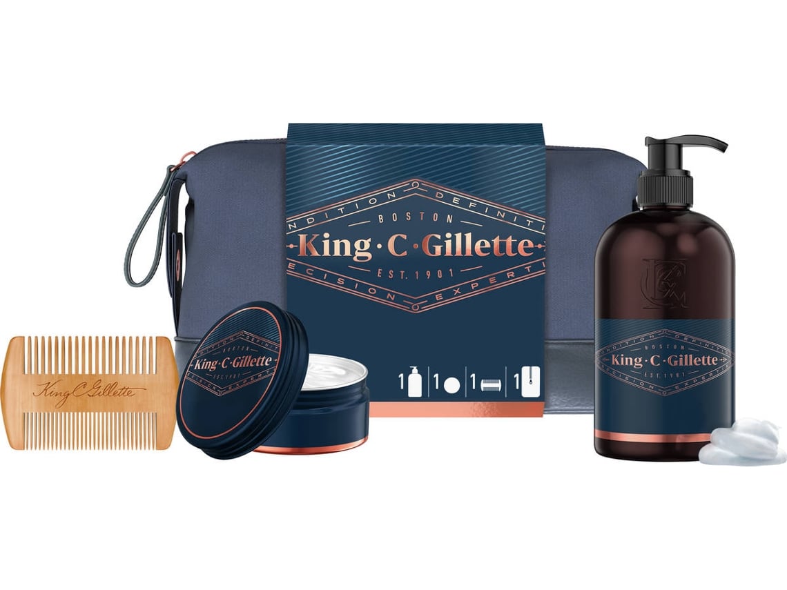 Cofre KING C. GILLETTE Gel de Lavado (350 ml) Worten.es