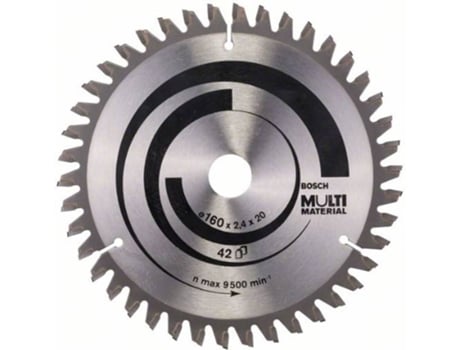 Disco de Sierra Circular BOSCH Multi Material 160x20/16x2.4 mm - 42