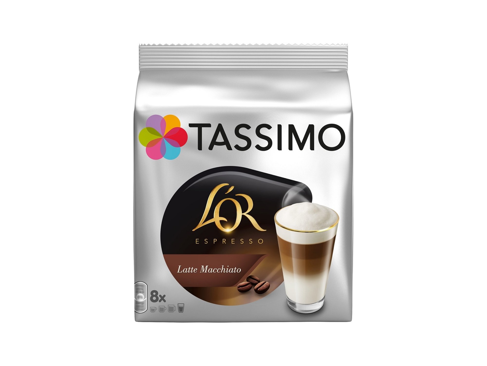 Cápsulas de Café TASSIMO L'Or Latte Macchiato 8+8