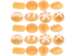 40 Piezas De Mini Panes Decorativos De Resina, Accesorios De Panadería Realistas