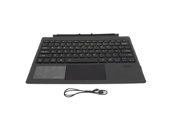 Teclado Bluetooth Sem Fio Com Touchpad Para Microsoft Pro 7+ 7 6 5 4 3 Distância 33ft Preto