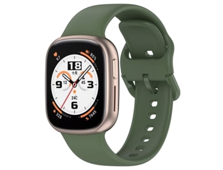 Correa de reloj de silicona para Honor Watch 4 (verde oscuro)