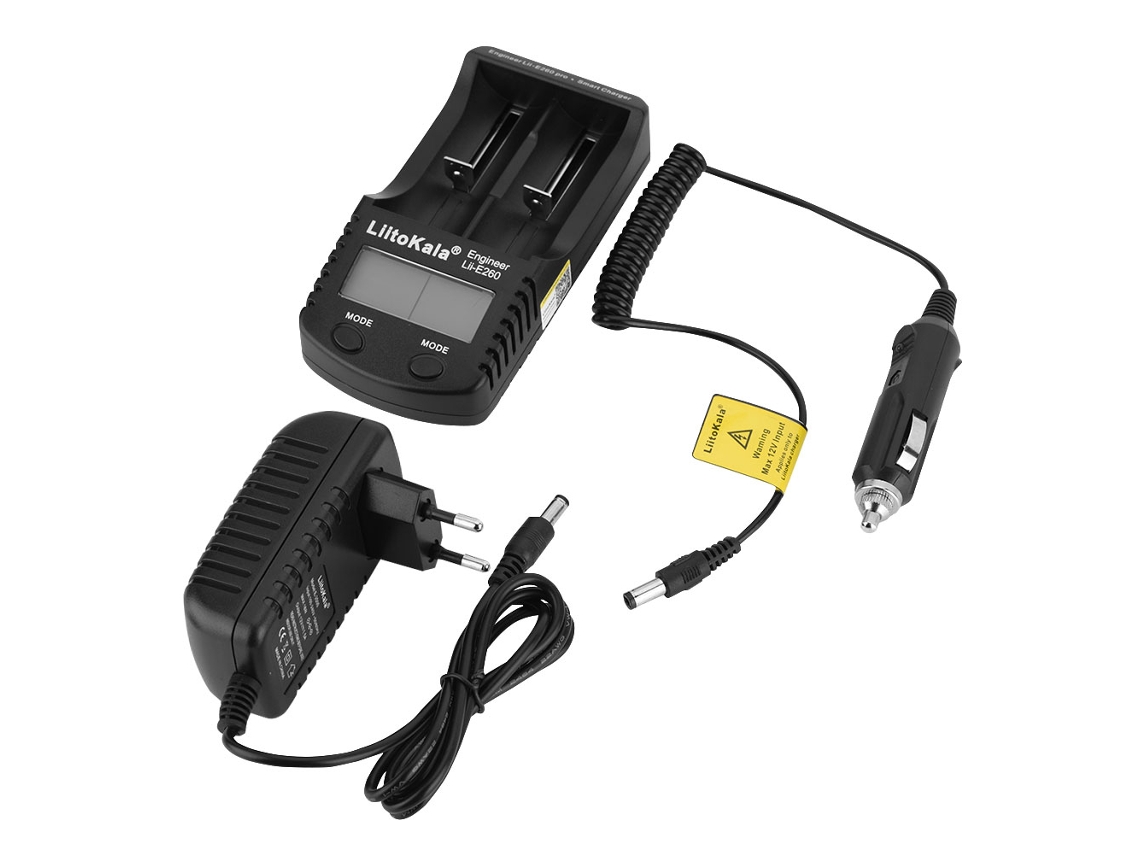 Cargador Inteligente Lcd Liitokala Lii-260 Para Baterías De Litio 18650 / 26650