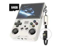 Consola De Juegos Portátil Retro R36xx De 64 Gb, Más De 14 000 Juegos, Sistema Linux, Pantalla De 3,5 Pulgadas, Portátil De Bolsillo