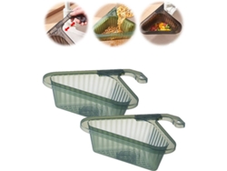 2026-31481-canasta Colador Triangular Para Fregadero De Cocina, Colador De Desagüe De Fregadero (verde)