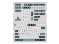 Conjunto De 128 Teclas Pbt Para Teclado Mecânico Com Design Botânico E Cores Contrastantes Para Substituição Diy
