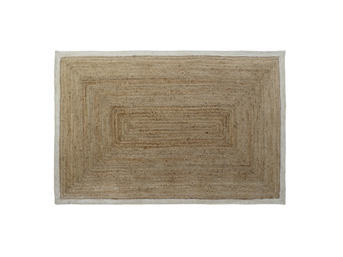 Alfombra Yute Algodon 2300 Marron Claro 200x290x1cm