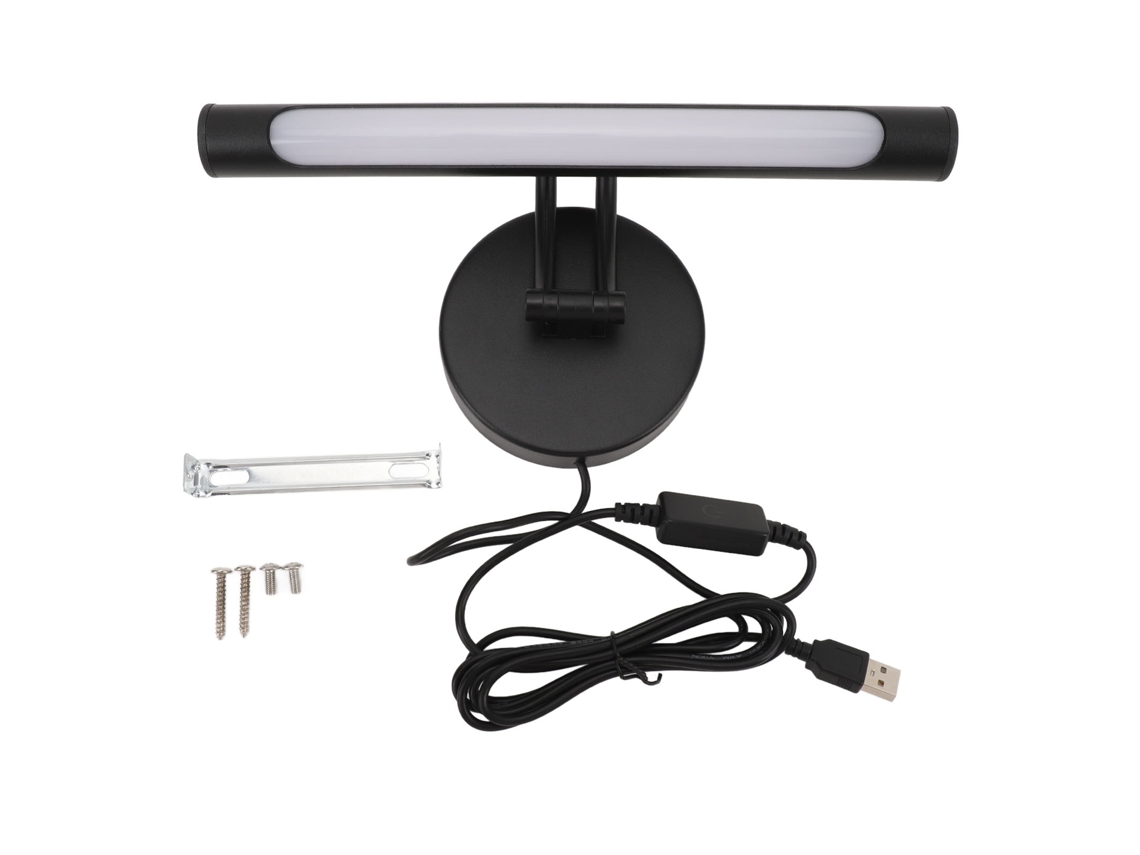 2026-barra De Luz Led Para Vanity 3000k-6000k Regulable Ángulo Ajustable Usb 25cm Espejo Baño
