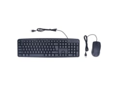 Combo Teclado E Mouse Com Fio Design Ergonômico 113 Teclas 1000dpi Para Desktop E Notebook