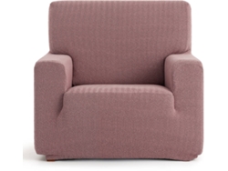 Funda de Sillón EYSA Premium Jaz Tejido Multielástico (130 x 70 x 120 cm - Poliéster y Algodón - Rosa)