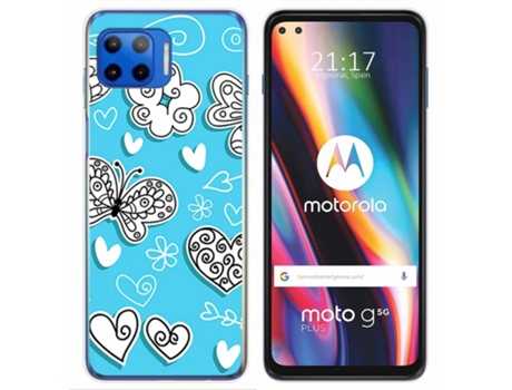 Carcasa Motorola Moto G 5G Plus TUMUNDOSMARTPHONE Dibujos Multicolor