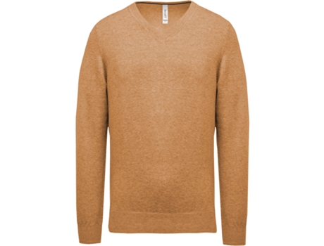 Camiseta para Hombre KARIBAN (XS - Marrón)