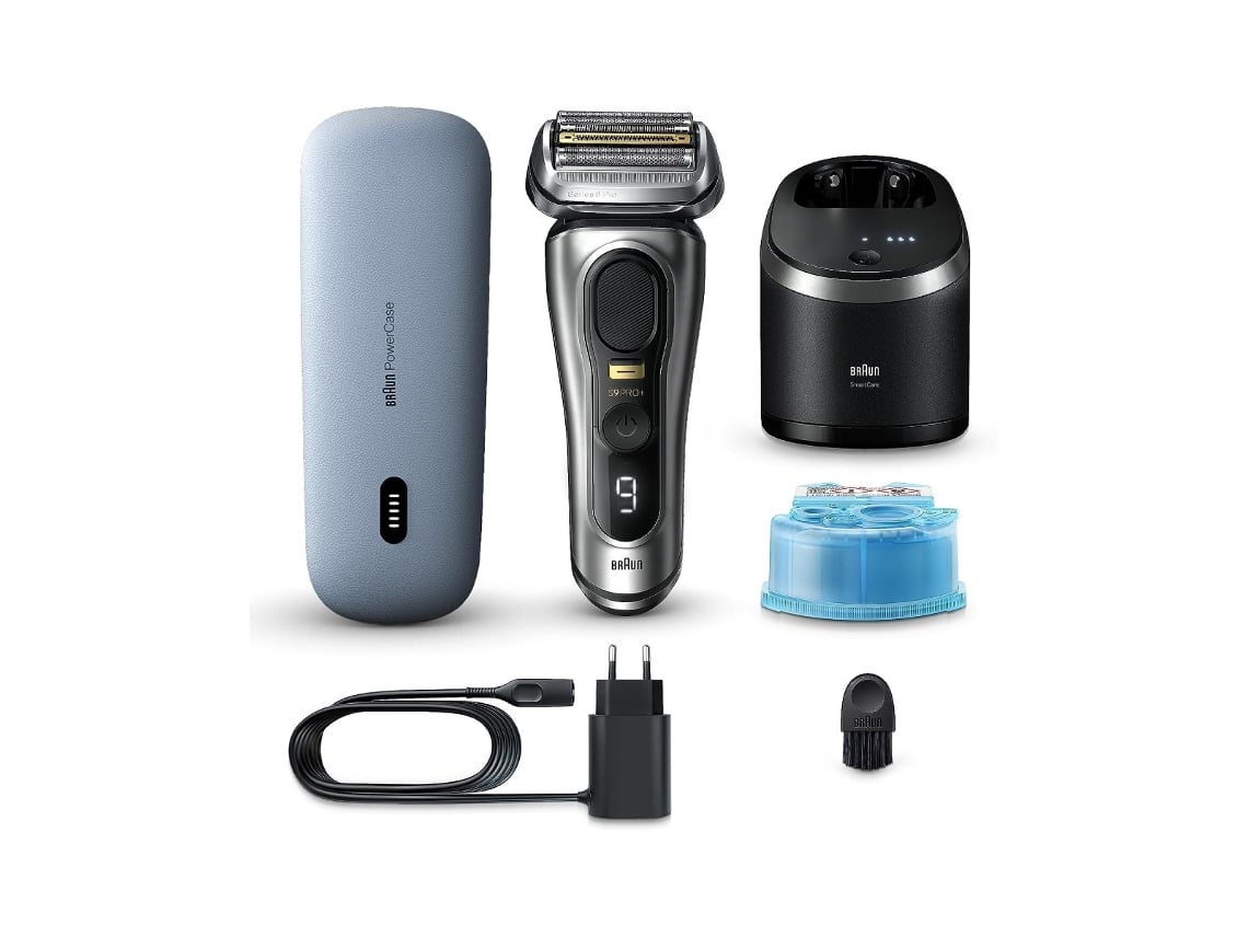 Máquina De Barbear Braun 9 Pro+ Preta