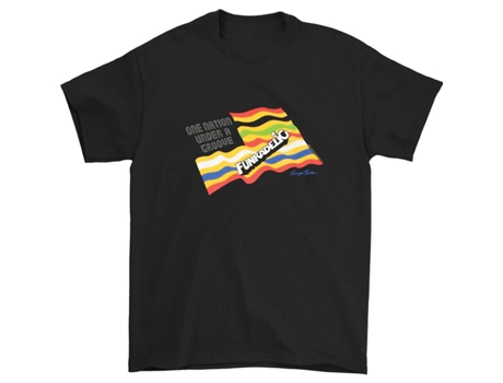 Camiseta ROCKINSTONE Funkadelic de George Clinton y el Parlamento (L)