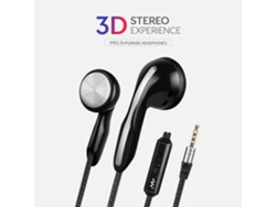 Auriculares Intrauditivos Con Control Por Cable, Malla De Acero Inteligente Y Bajos Para Música