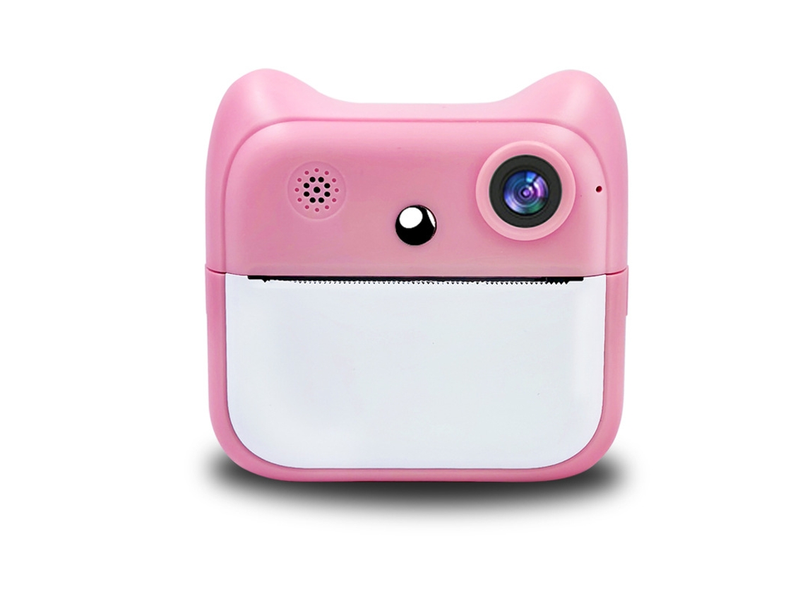 Cámara Fotográfica Compacta Para Niños Con Impresión Térmica-Rosa CHRUI