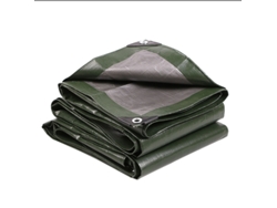 Lona de polietileno resistente para exteriores, resistente a desgarros y roturas, con bordes reforzados. Ideal para exteriores.