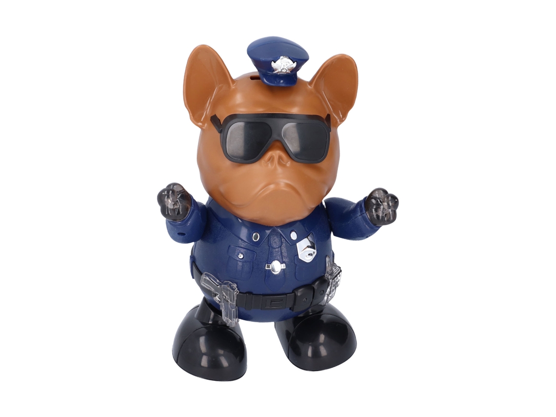 Dan26-juguete Perro Robot Electrónico Bailarín Con Luces Y Música Regalo Para Niños Color Azul
